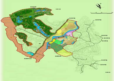 恒盛生態農莊總體規劃設計